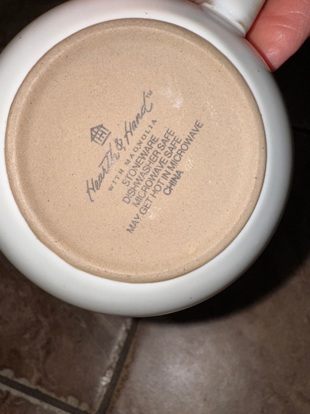 LIKE NEW HEARTH & HAND BY MAGNOLIA TEA/COFFEE CUP/MUG - Picture 3 of 3